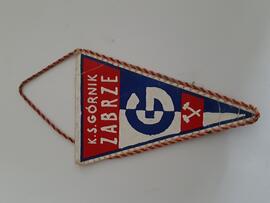 Proporczyk trójkąt KS Górnik Zabrze