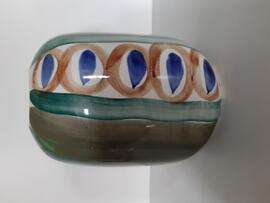 Kolorowy  wazon porcelanowy