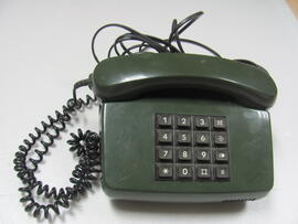 aparat telefoniczny DBP ciemnozielony