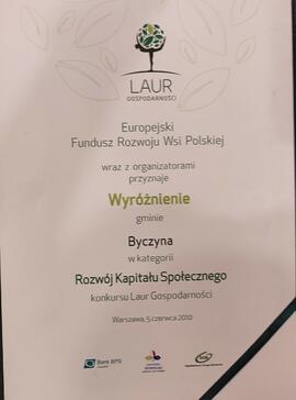 Laur gospodarności - Europejski Fundusz Rozwoju Wsi Polskiej