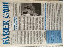 Kurier gmin. Brzeg Dolny, Wińsko, Wołów, 27.03.1992, nr 13 (48) Rok III