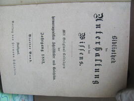 Bibliothek der Unterhaltung und des Wissens. Mit Original-Beiträgen der hervorragendsten Schriftsteller und Gelehrten, Jahrgang 1882, Vierter Band, Stuttgart