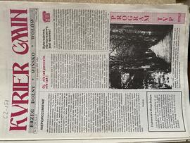 Kurier gmin. Brzeg Dolny, Wińsko, Wołów, 15.11.1991, nr 21 (29) Rok II
