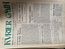 Kurier gmin. Brzeg Dolny, Środa Śląska, Wińsko, Wołów, 28.12.1990, nr 8