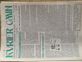 Kurier gmin. Brzeg Dolny, Oborniki Śląskie, Wińsko, Wołów, 29.05.1992, nr 22 (57) Rok III