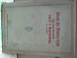 Wenn die Mutter fehlt. Eine ernste Geschichte von C. von Blanckenburg geb. von Bülow, Schwerin 1917