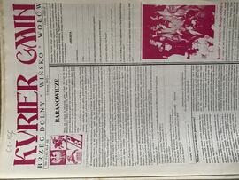 Kurier gmin. Brzeg Dolny, Wińsko, Wołów, 6.03.1992, nr 10 (45) Rok III