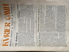 Kurier gmin. Brzeg Dolny, Wołów, Wińsko. 14.09.1990, nr 1